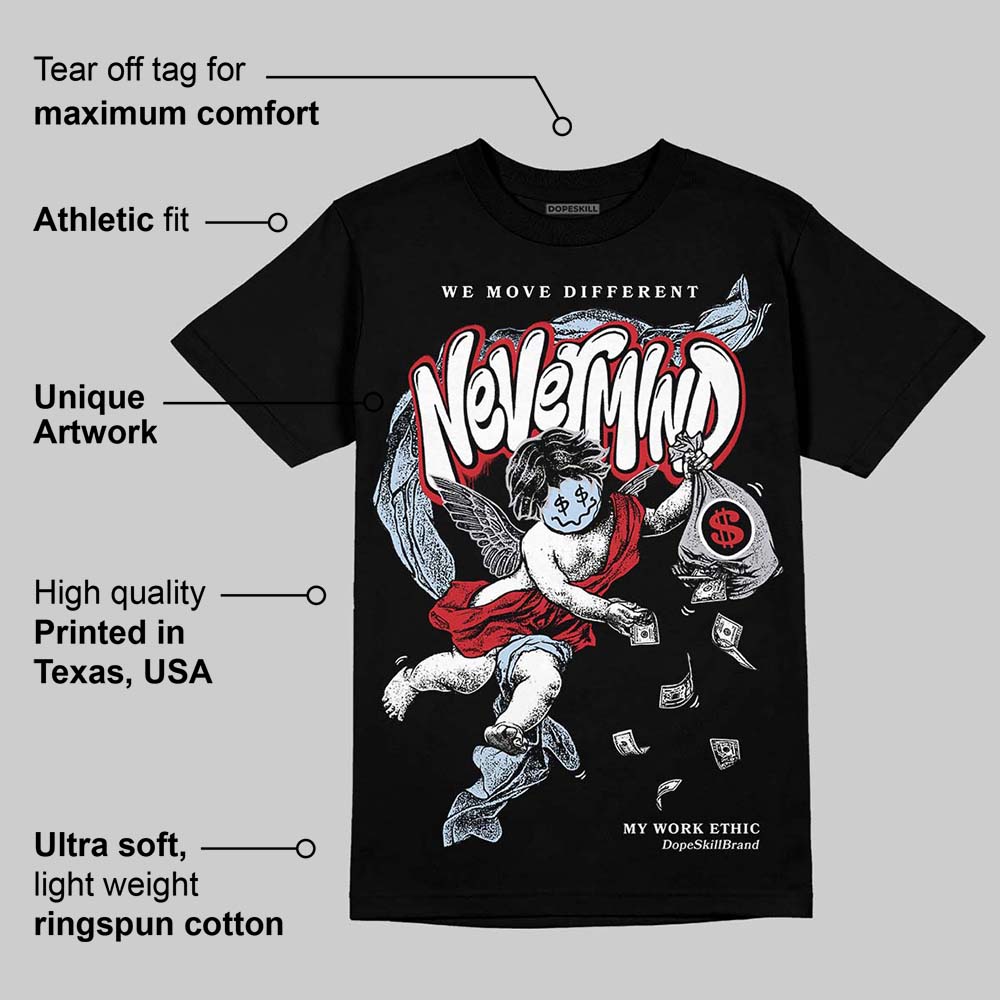 Black Metallic Reimagined 5s superstreetwear T-Shirt Nevermind Graphic