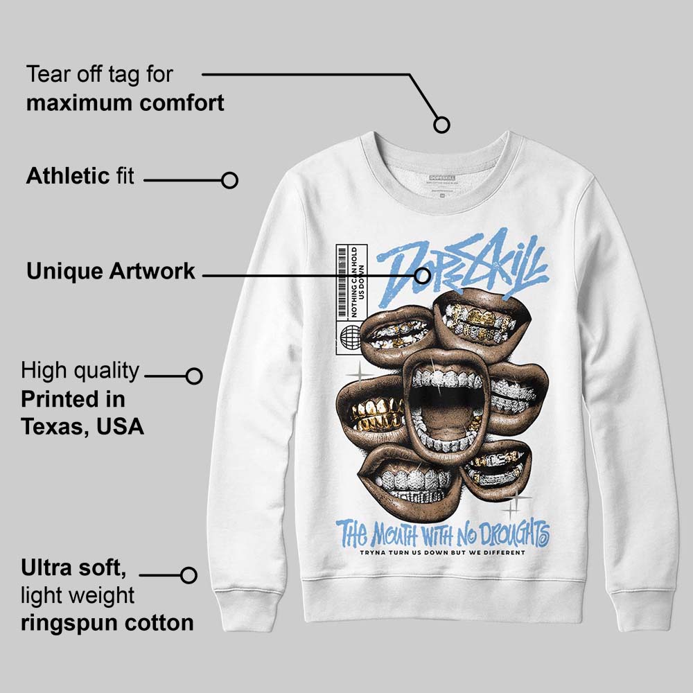 Melo 12s superstreetwear Sweatshirt The Mouth With No Droughts Graphic