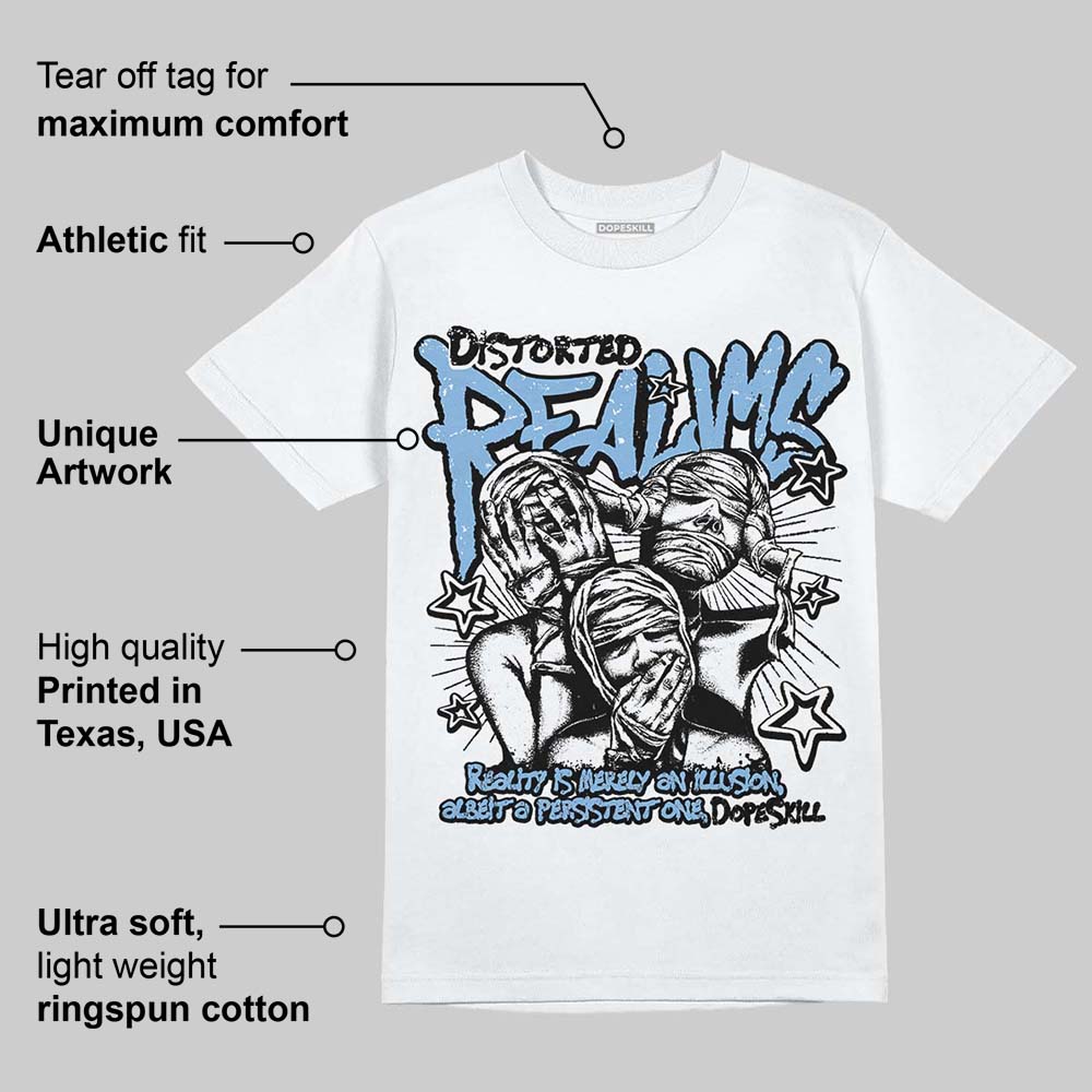 University Blue 6s superstreetwear T-Shirt Distorted Realms Graphic