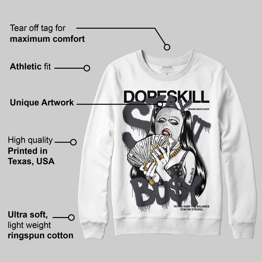 Black Cat 3s superstreetwear Sweatshirt Stay It Busy Graphic