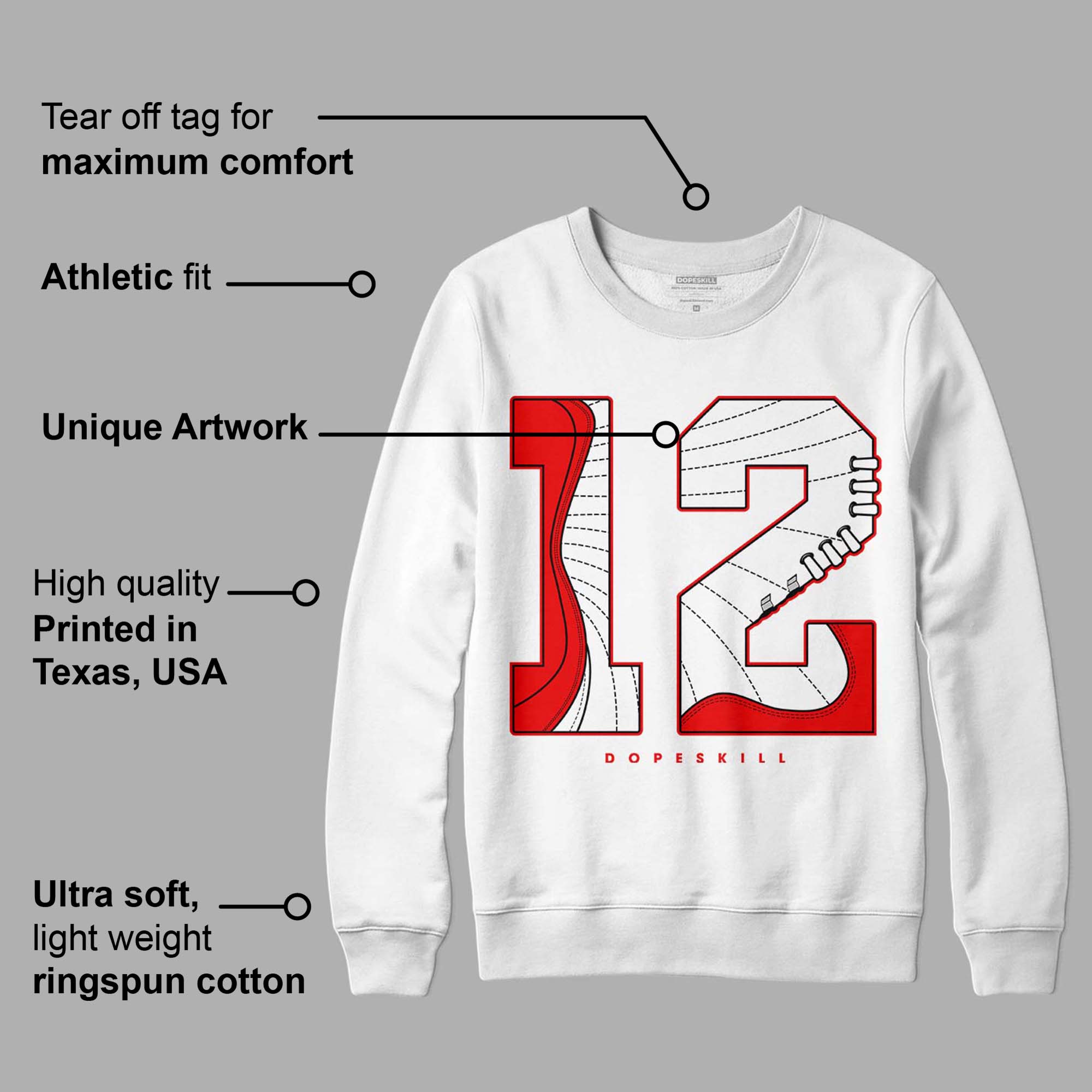 Cherry 12s superstreetwear Sweatshirt No.12 Graphic