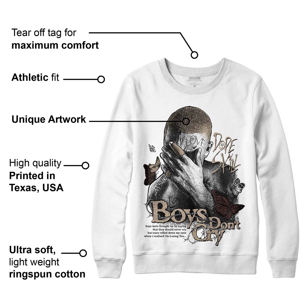 Latte 1s superstreetwear Sweatshirt Boys Don't Cry Graphic