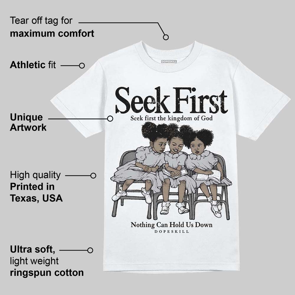 Grey Collection superstreetwear T-Shirt New Seek First Graphic