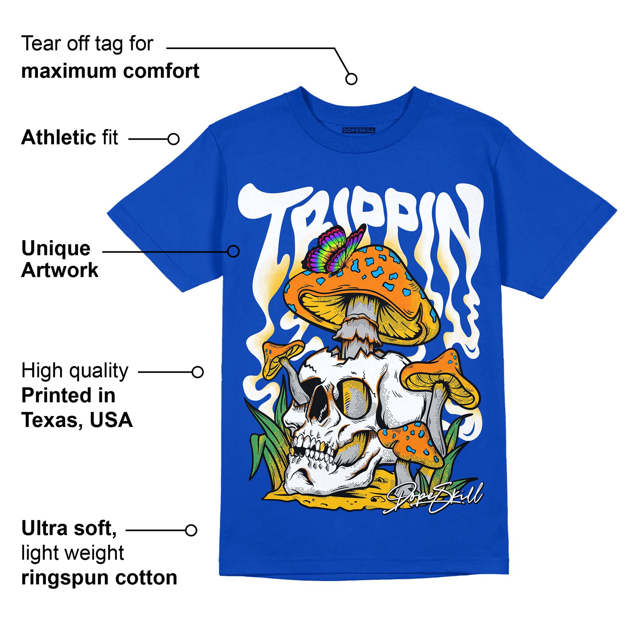 Royal Blue Collection superstreetwear Royal Blue T-shirt Trippin Graphic