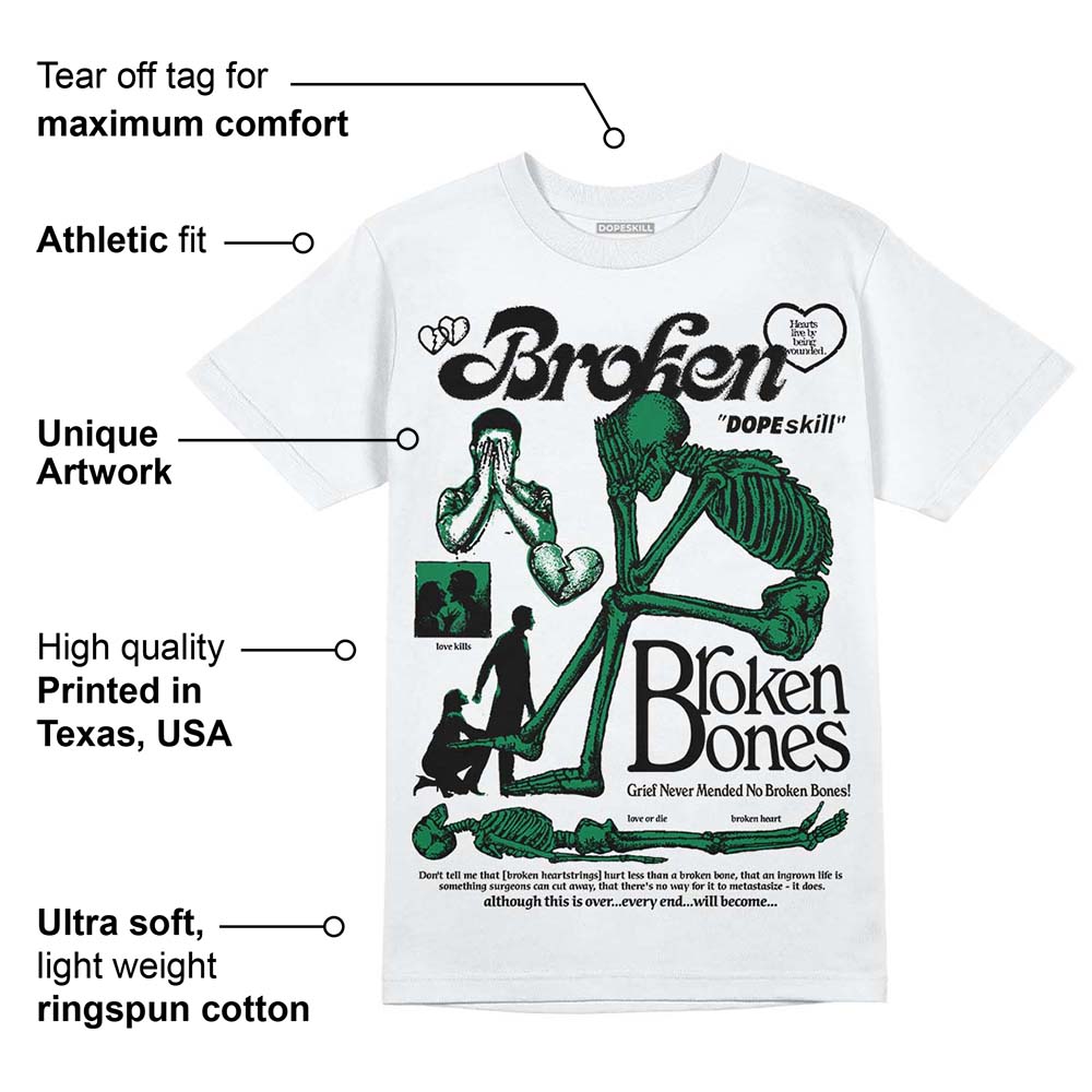 Lucky Green 5s superstreetwear T-Shirt Broken Bones Graphic