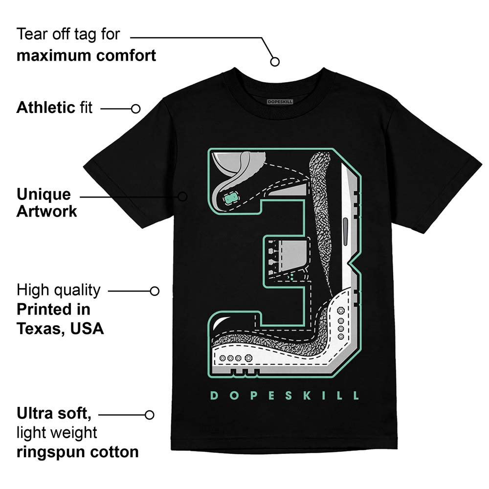 Green Glow 3s superstreetwear T-Shirt No.3 Graphic
