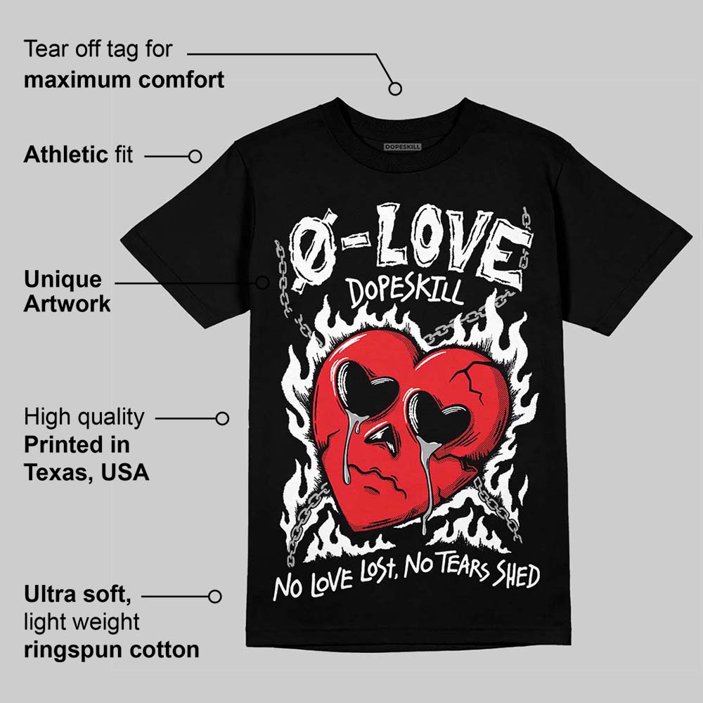 White Thunder 4s superstreetwear T-Shirt Crying Heart Graphic