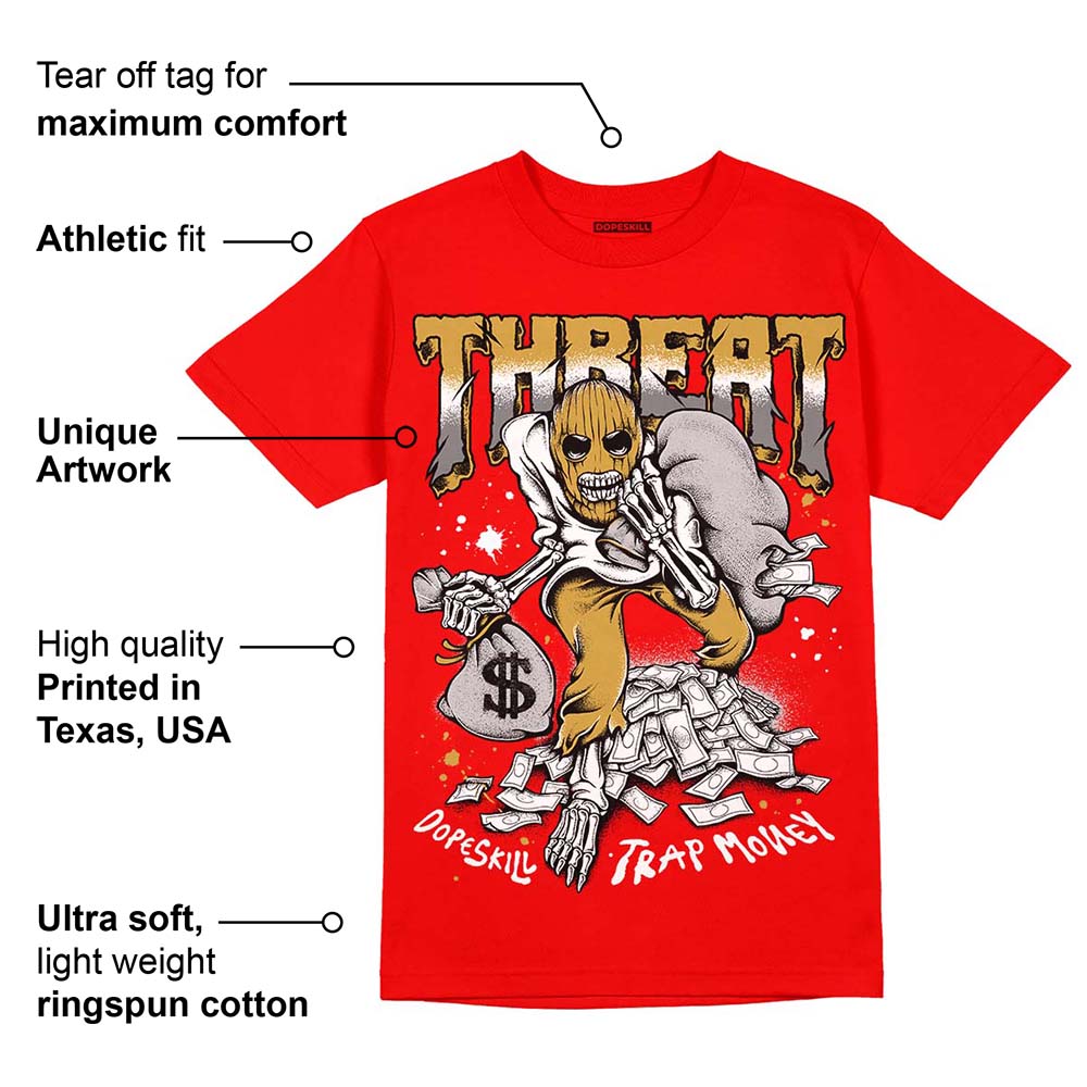 Red Collection superstreetwear Red T-shirt Threat Graphic