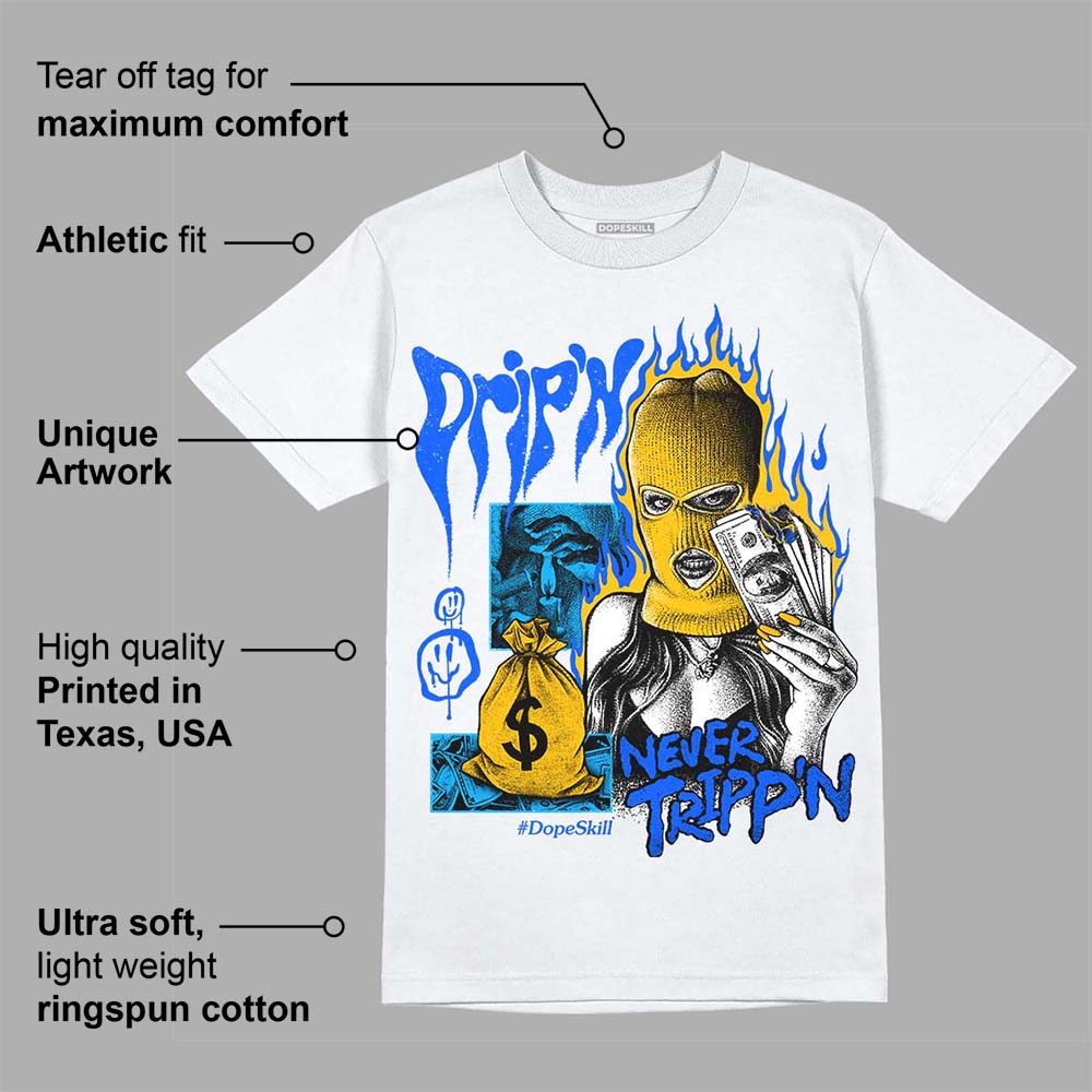 Royal Blue Collection superstreetwear T-Shirt Drip'n Never Tripp'n Graphic