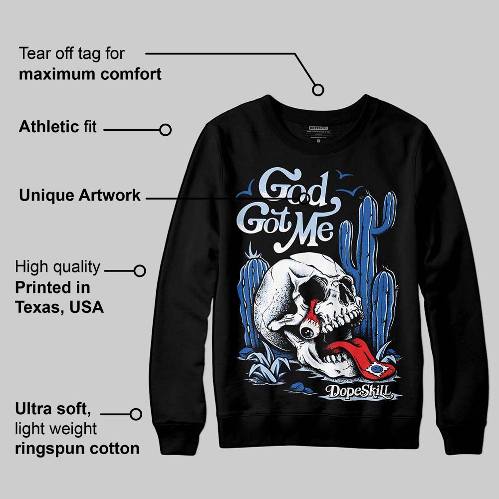 Space Jam 11s superstreetwear Sweatshirt God Got Me Graphic