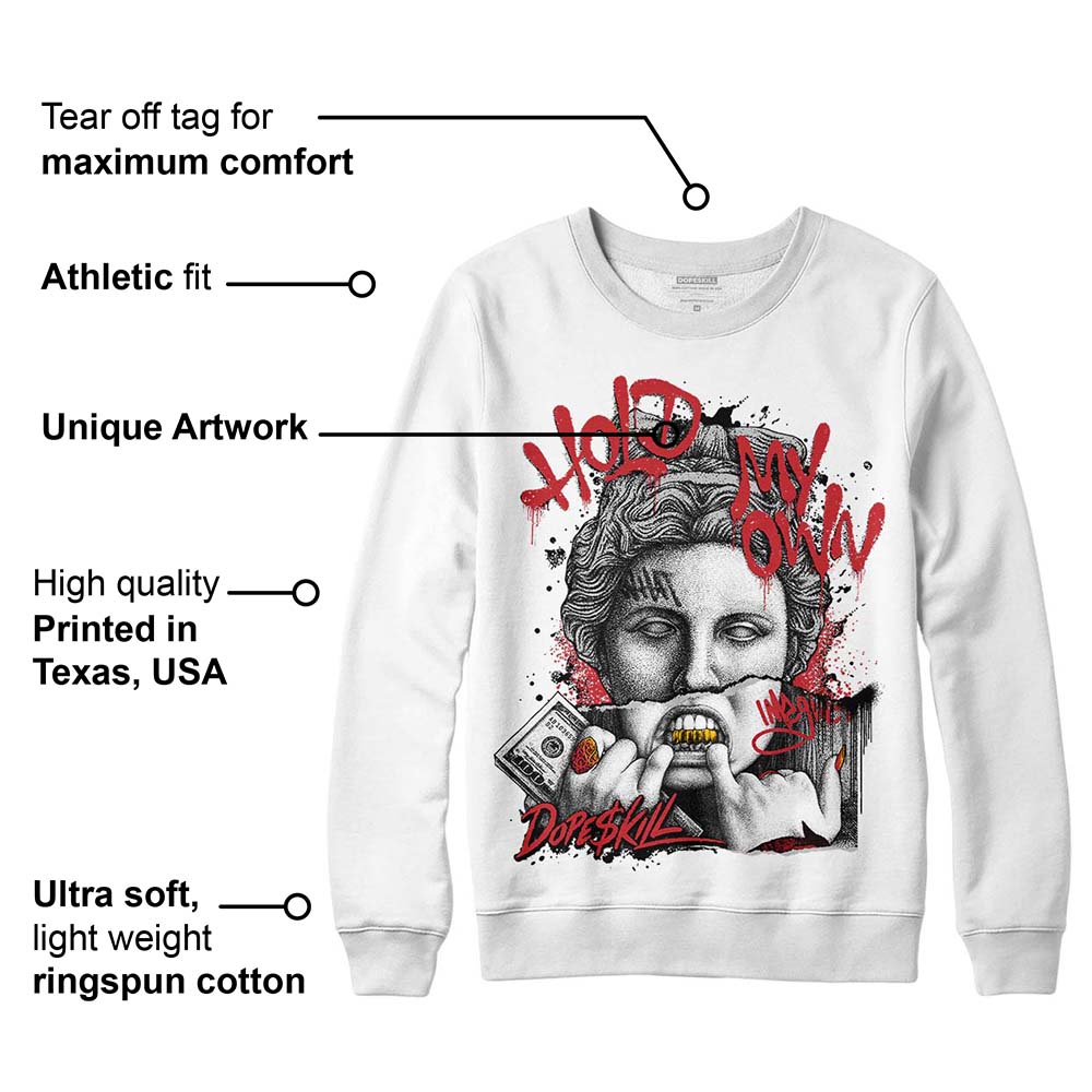 Red Taxi 12s superstreetwear Sweatshirt Hold My Own Graphic