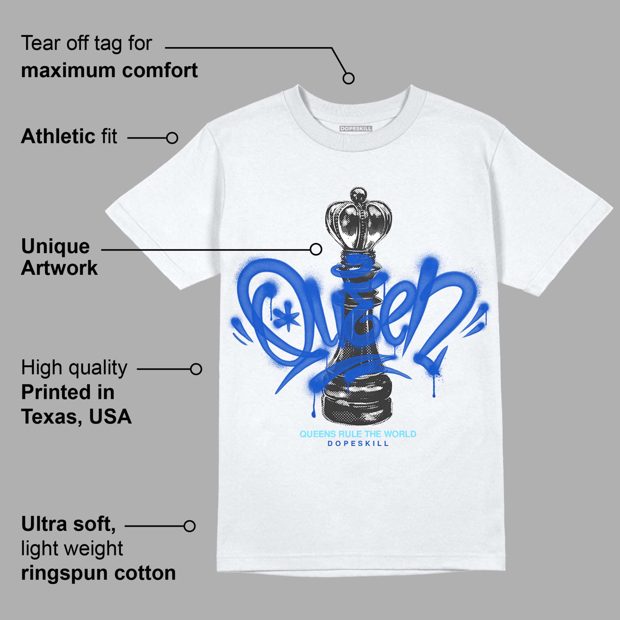 SB Dunk Argon superstreetwear T-Shirt Queen Chess Graphic