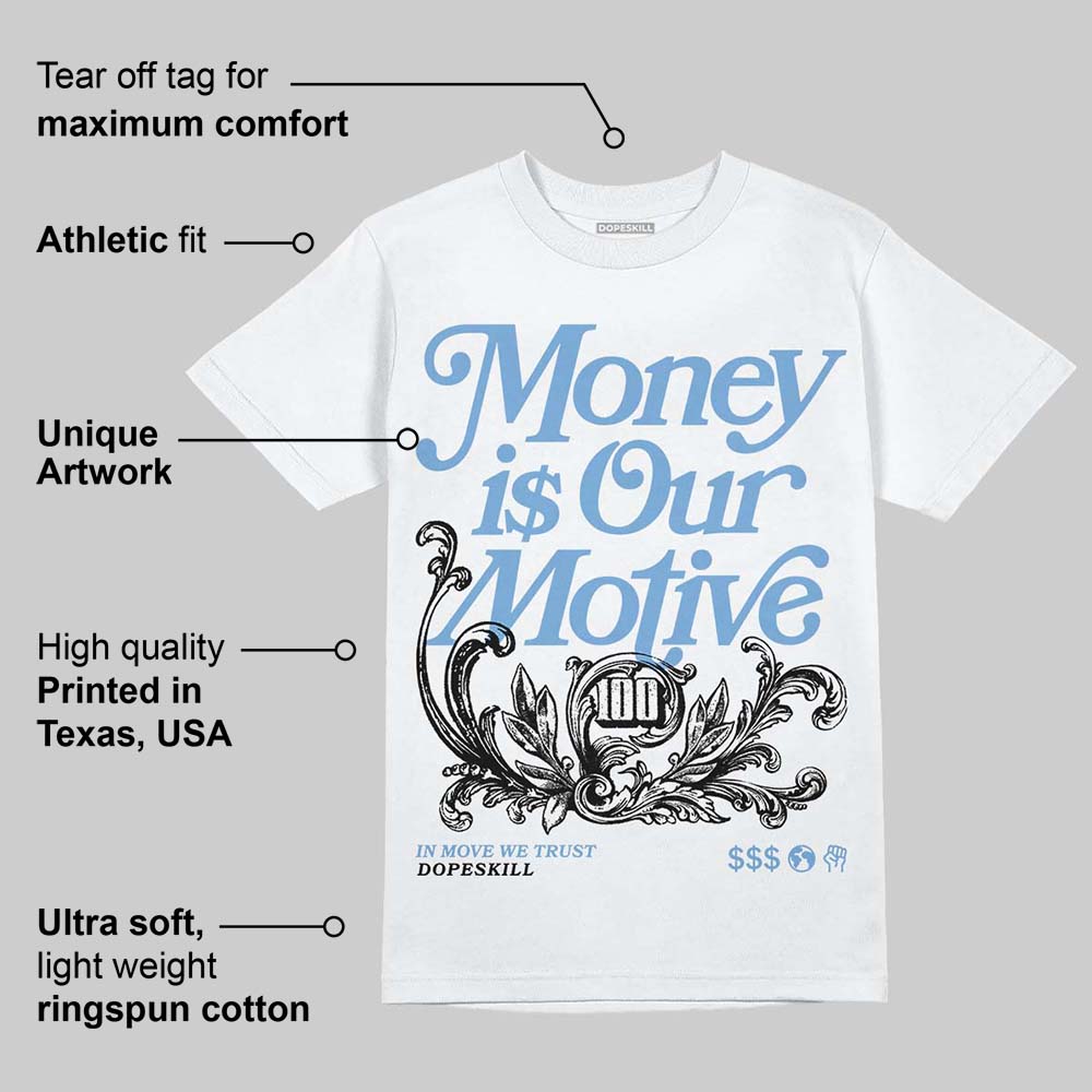 Melo 12s superstreetwear T-Shirt Money Is Our Motive Typo Graphic