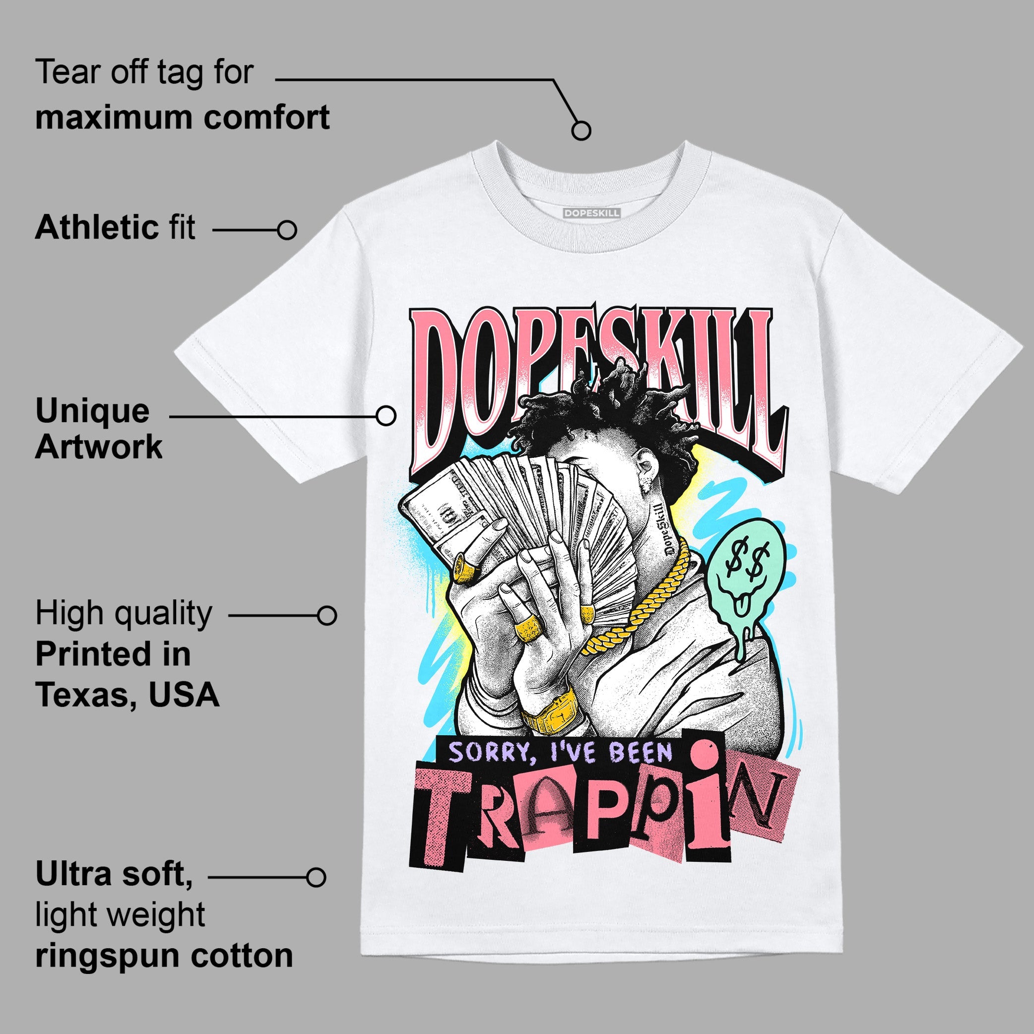 Candy Easter Dunk Low superstreetwear T-Shirt Sorry I've Been Trappin Graphic