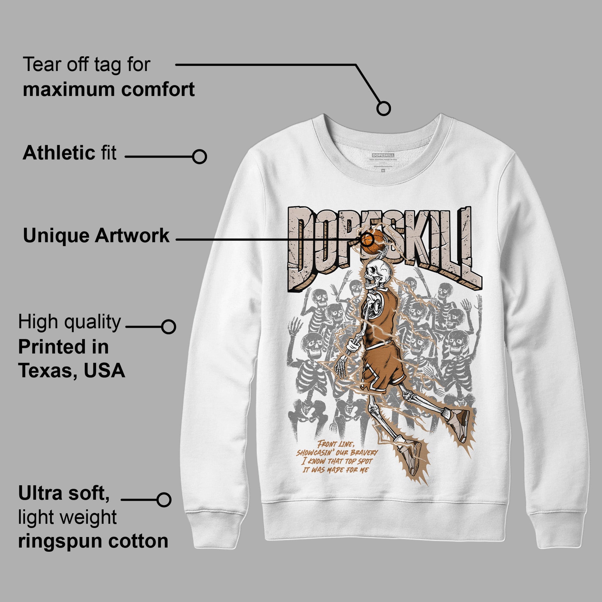 Palomino 3s superstreetwear Sweatshirt Thunder Dunk Graphic