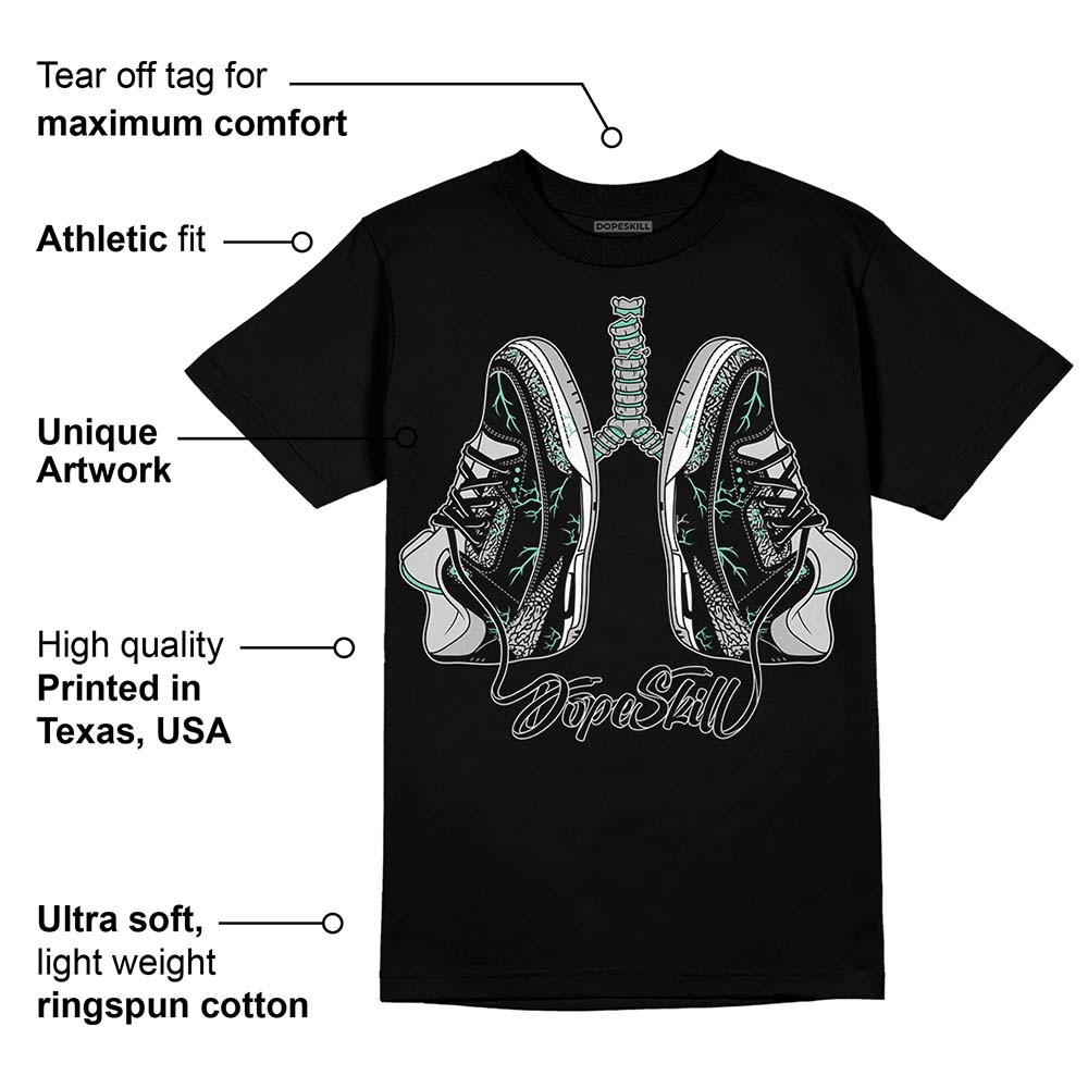 Green Glow 3s superstreetwear T-Shirt Breathe Graphic