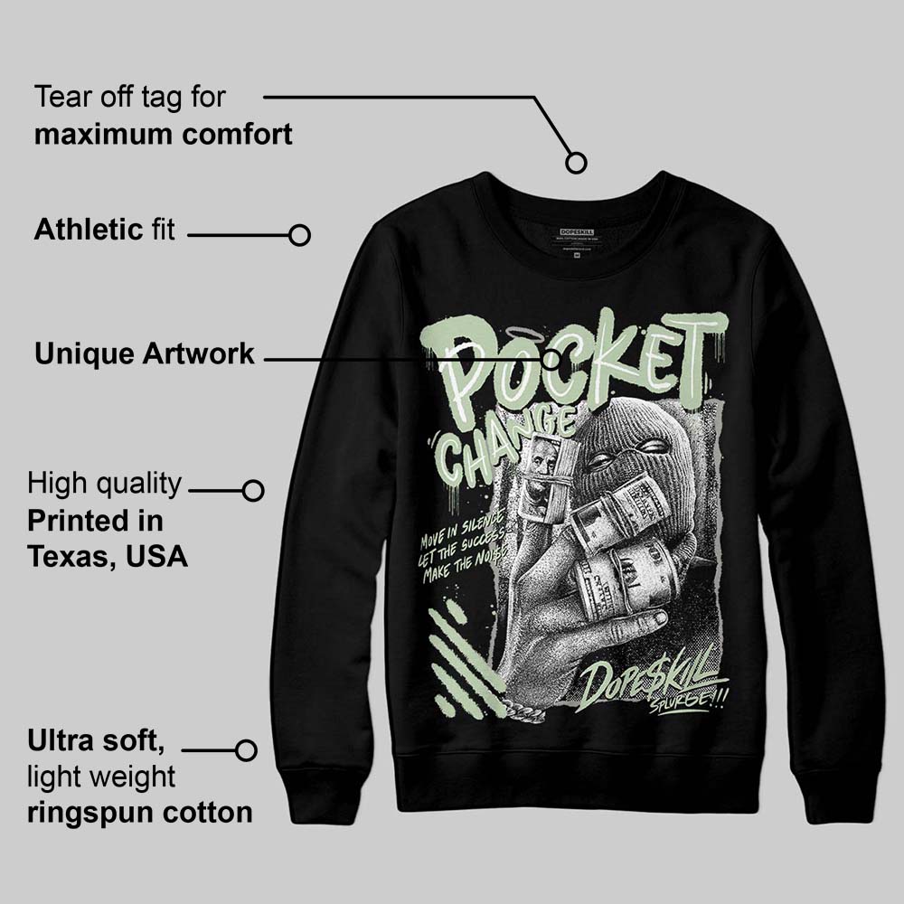 Seafoam 4s 2025 superstreetwear Sweatshirt Pocket Change Graphic