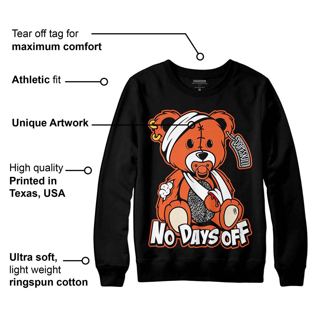 Georgia Peach 3s superstreetwear Sweatshirt Hurt Bear Graphic
