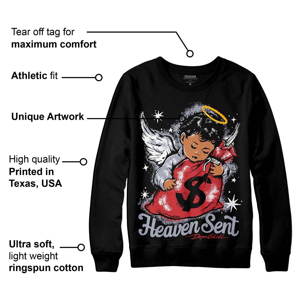 Bred Reimagined 4s superstreetwear Sweatshirt Heaven Sent Graphic
