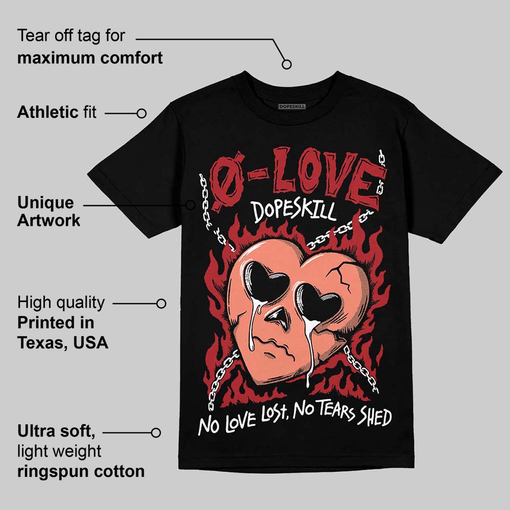 Rare Air Cinnabar 1s superstreetwear T-Shirt Crying Heart Graphic