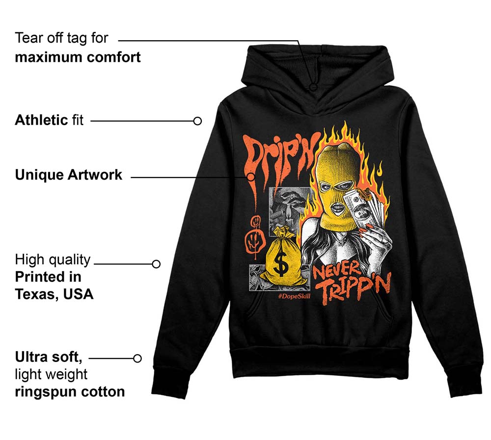 Georgia Peach 3s superstreetwear Hoodie Sweatshirt Drip'n Never Tripp'n Graphic