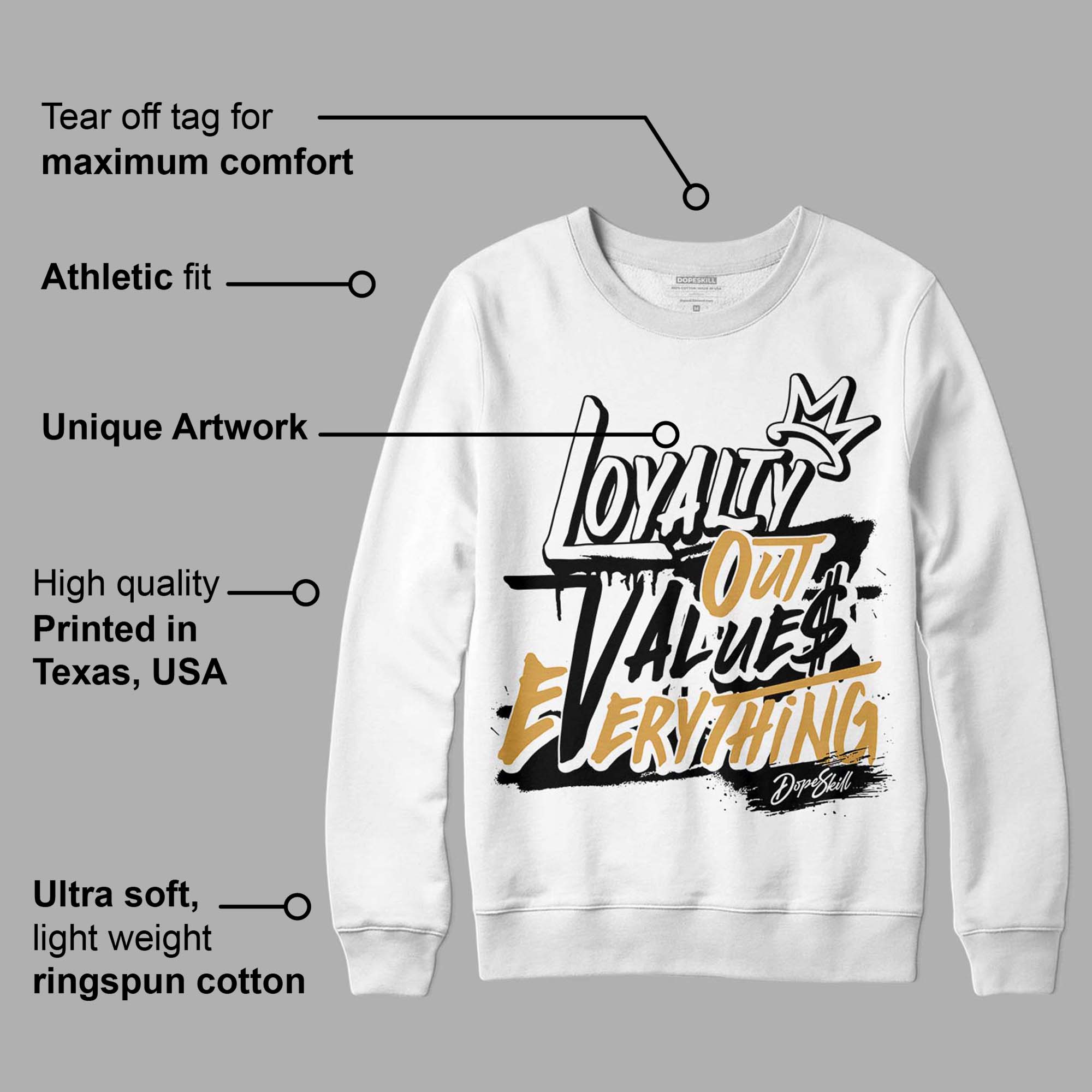 Gratitude 11s superstreetwear Sweatshirt LOVE Graphic