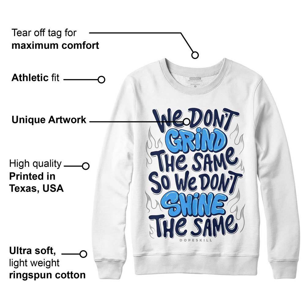 AJ Spizike White Obsidian superstreetwear Sweatshirt Grind Shine Graphic