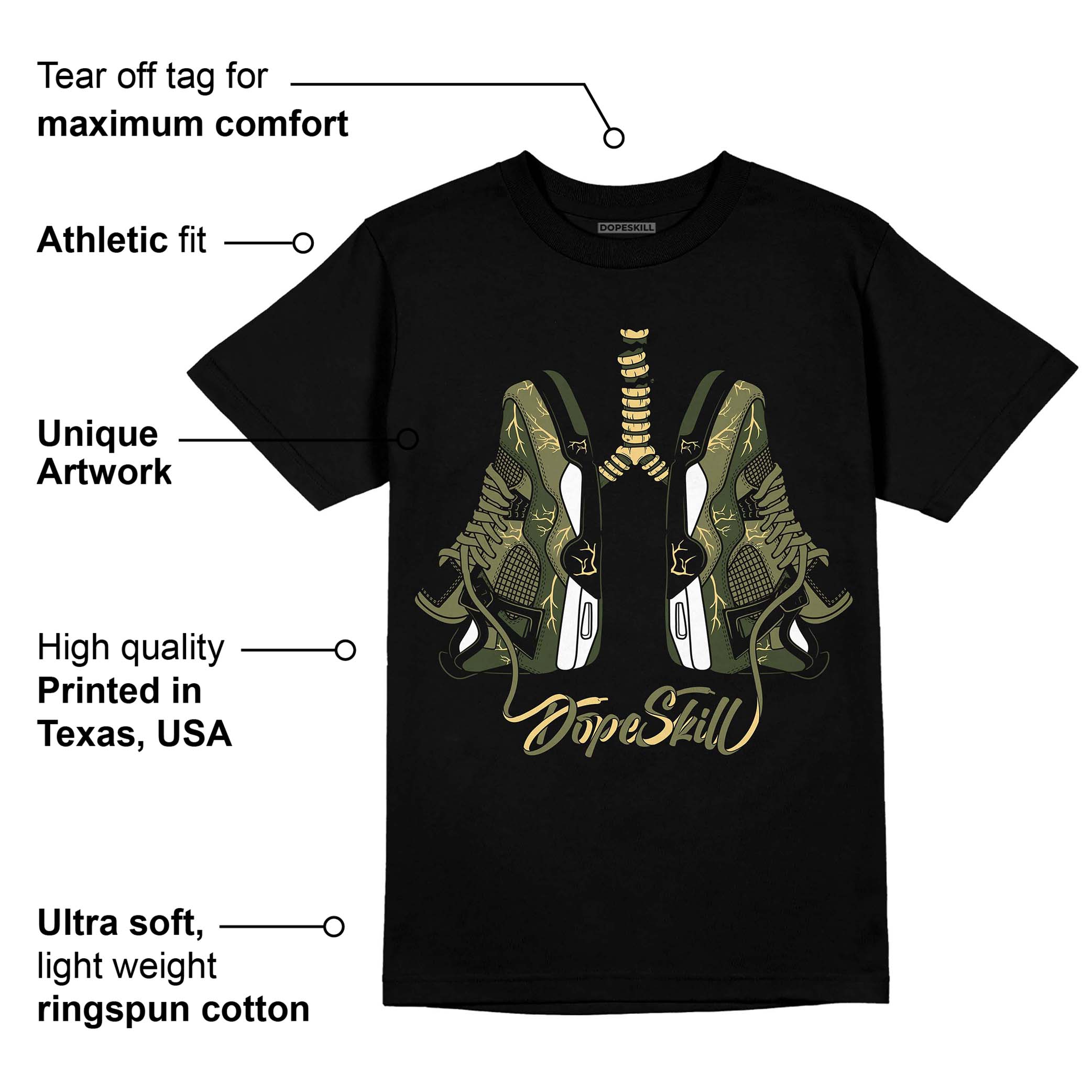 Craft Olive 4s superstreetwear T-Shirt Breathe Graphic