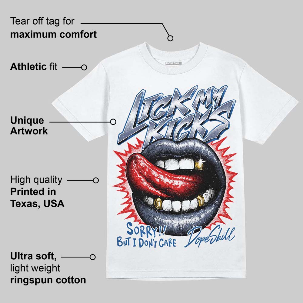Diffused Blue 11s superstreetwear T-Shirt Lick My Kicks Graphic