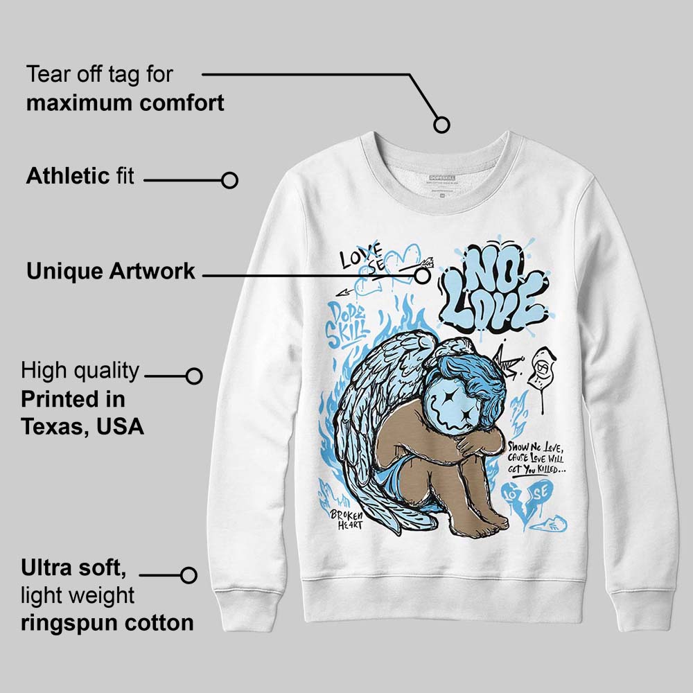 Legend Blue 11s superstreetwear Sweatshirt No Love Graphic