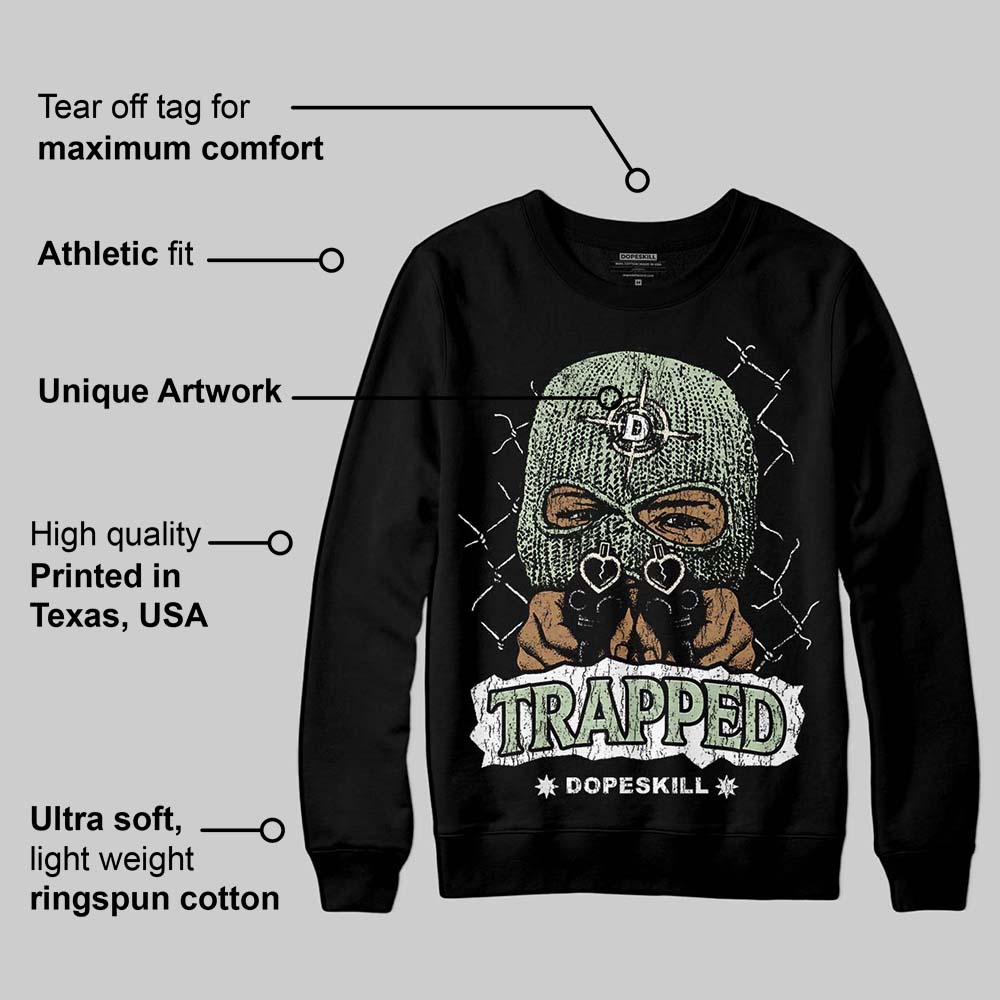 Seafoam 4s 2025 superstreetwear Sweatshirt New Trapped Graphic