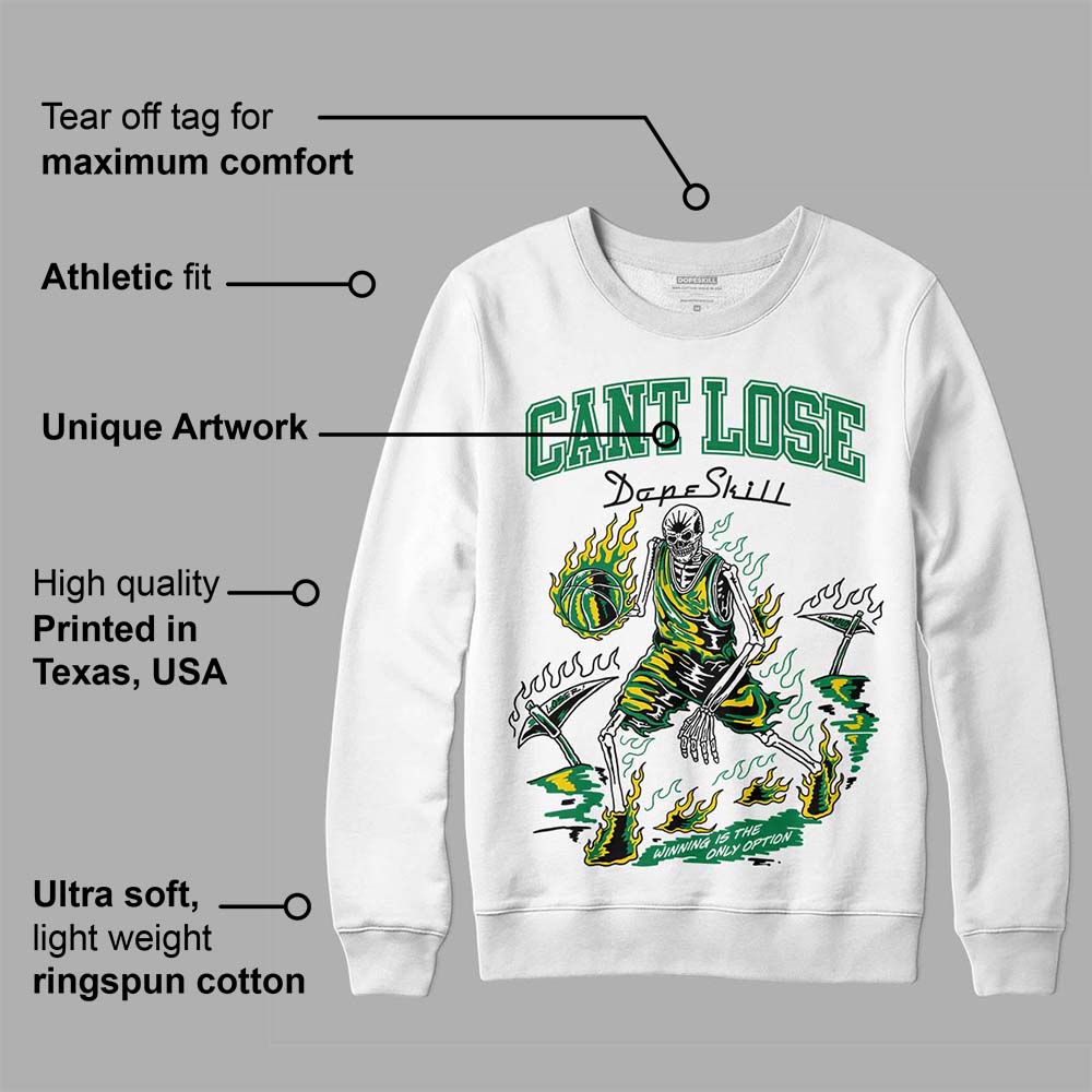 Lucky Green 5s superstreetwear Sweatshirt Cant Lose Graphic
