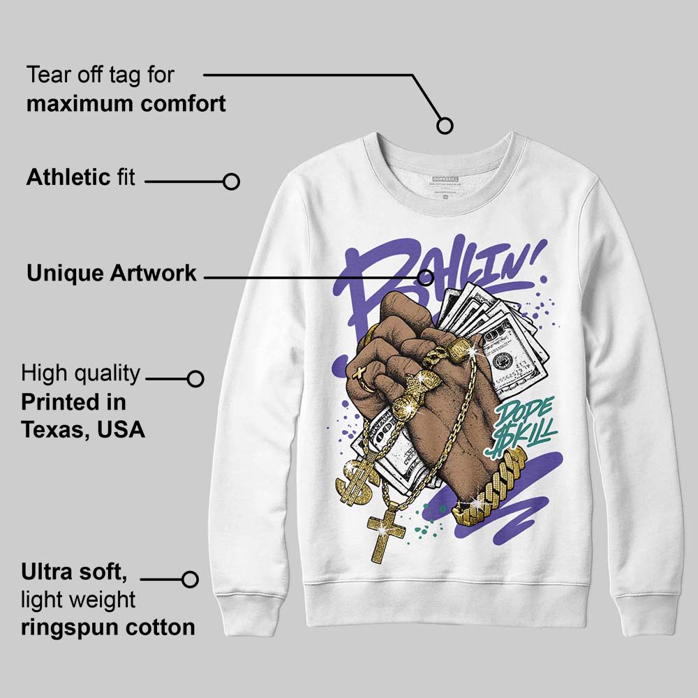 Grape 5s superstreetwear Sweatshirt Always Ballin' Graphic