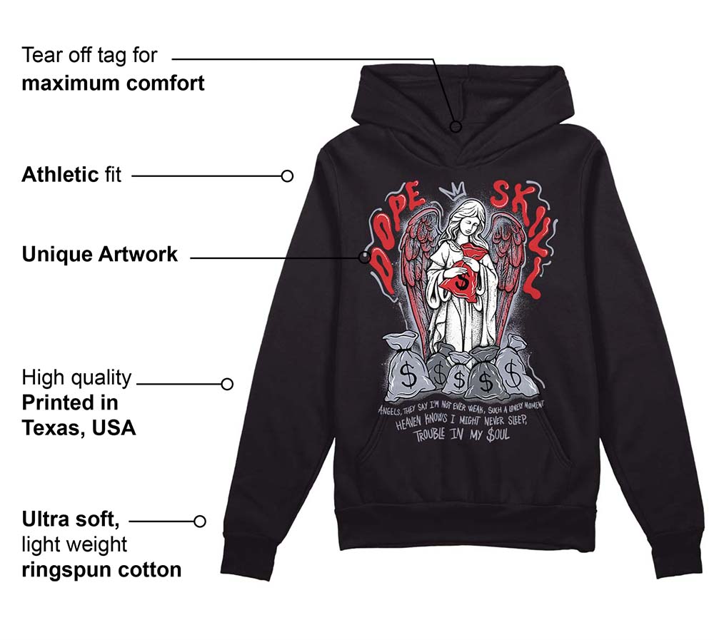 Bred Reimagined 4s superstreetwear Hoodie Sweatshirt Angels Graphic