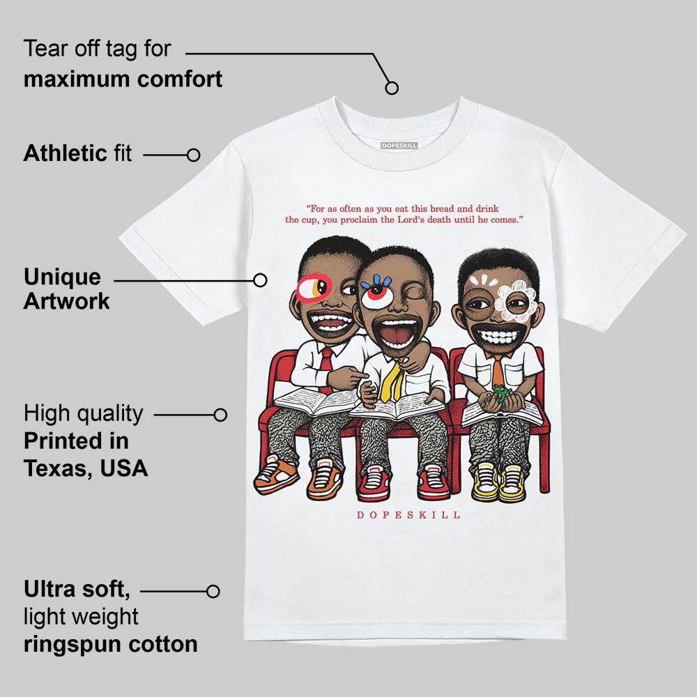 Fire Red 3s superstreetwear T-Shirt First Sunday Graphic