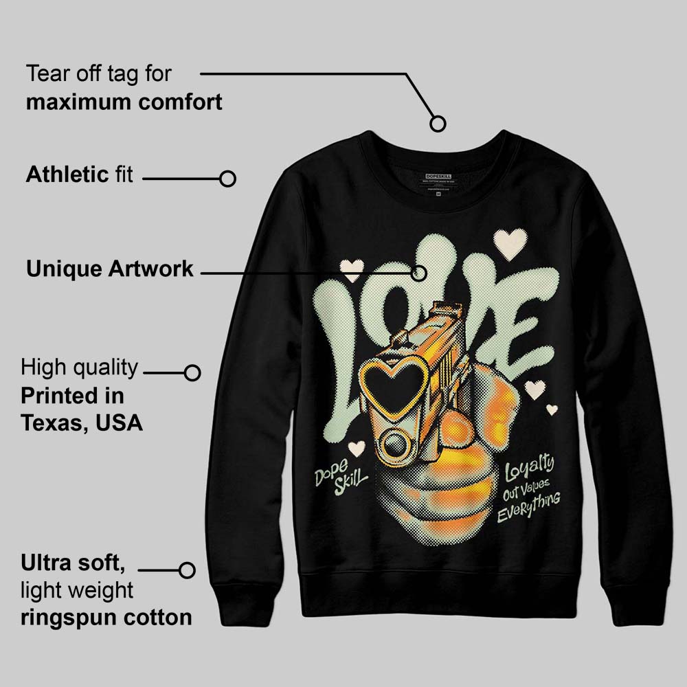 Seafoam 4s 2025 superstreetwear Sweatshirt Love Shot Graphic
