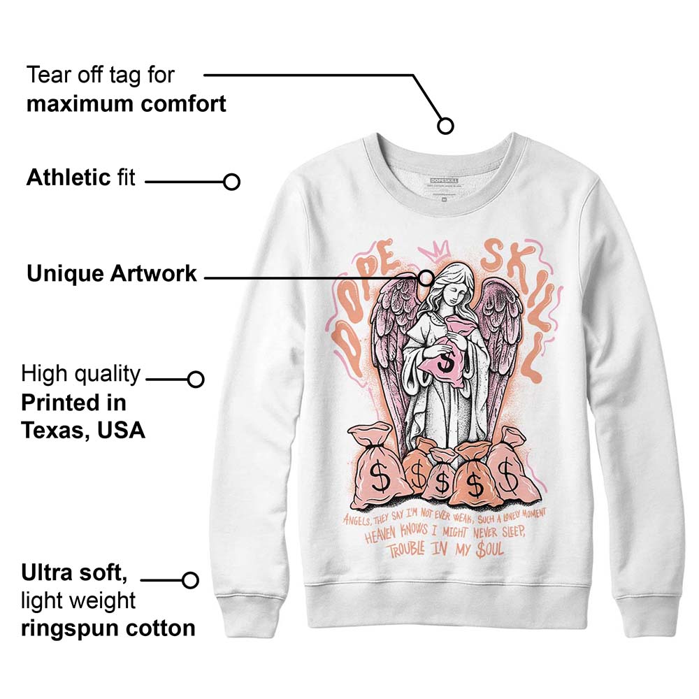 Legend Pink 11s superstreetwear Sweatshirt Angels Graphic