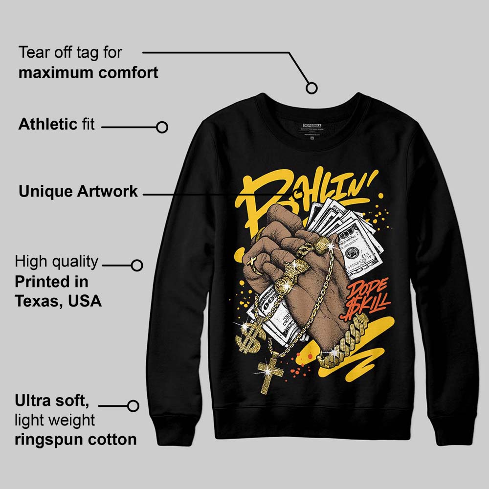 Yellow Collection superstreetwear Sweatshirt Always Ballin' Graphic