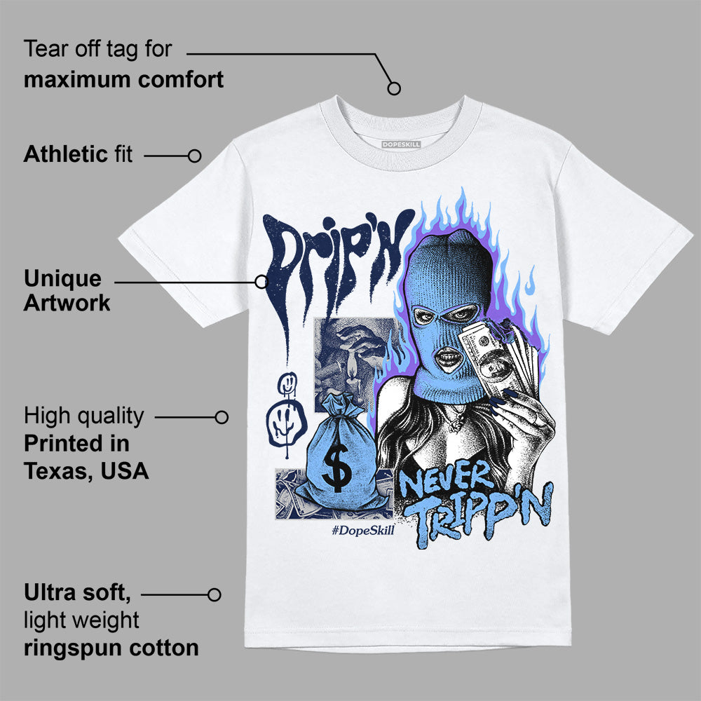 Midnight Navy 5s superstreetwear T-Shirt Drip'n Never Tripp'n Graphic