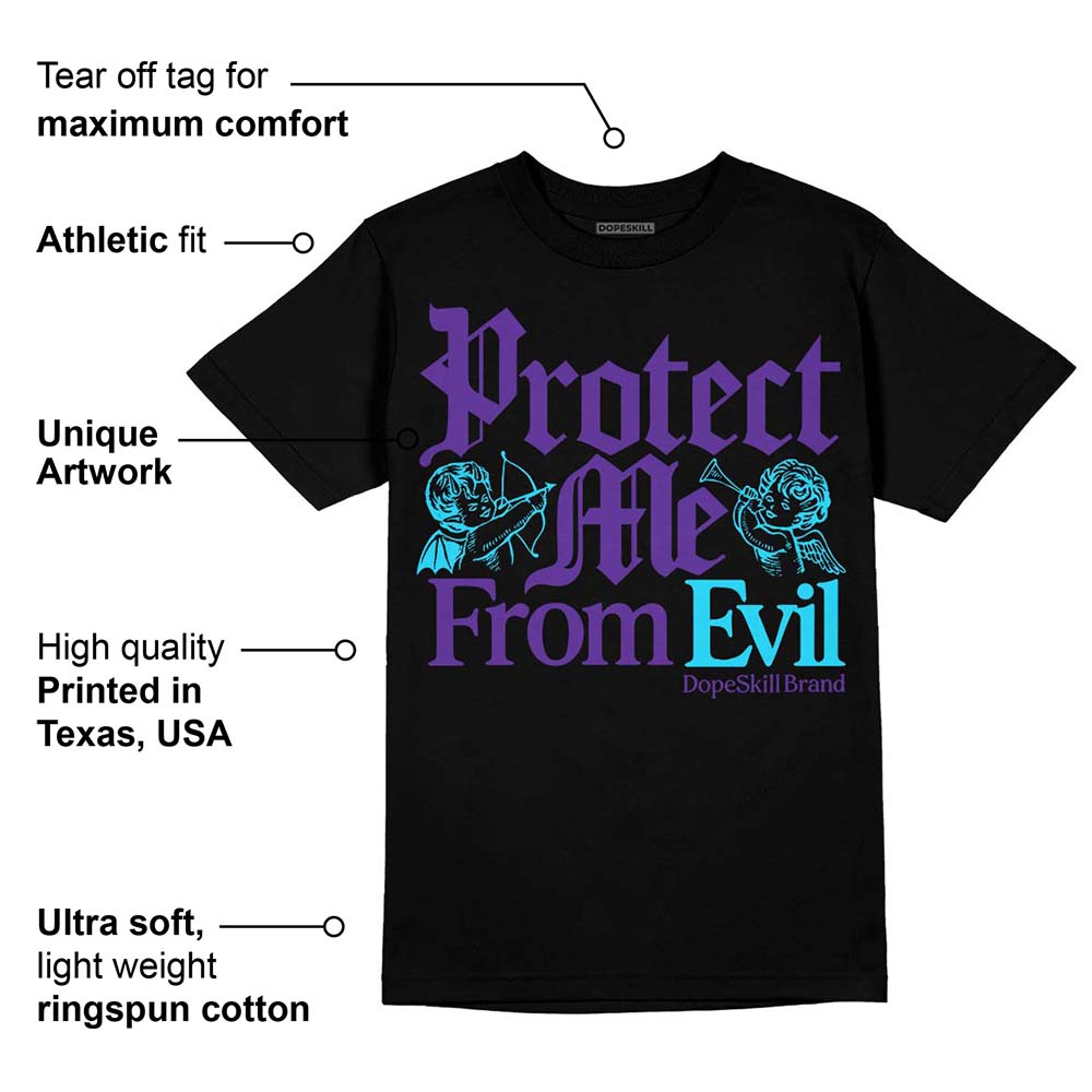 PURPLE Collection superstreetwear T-Shirt Protect Me From Evil Graphic