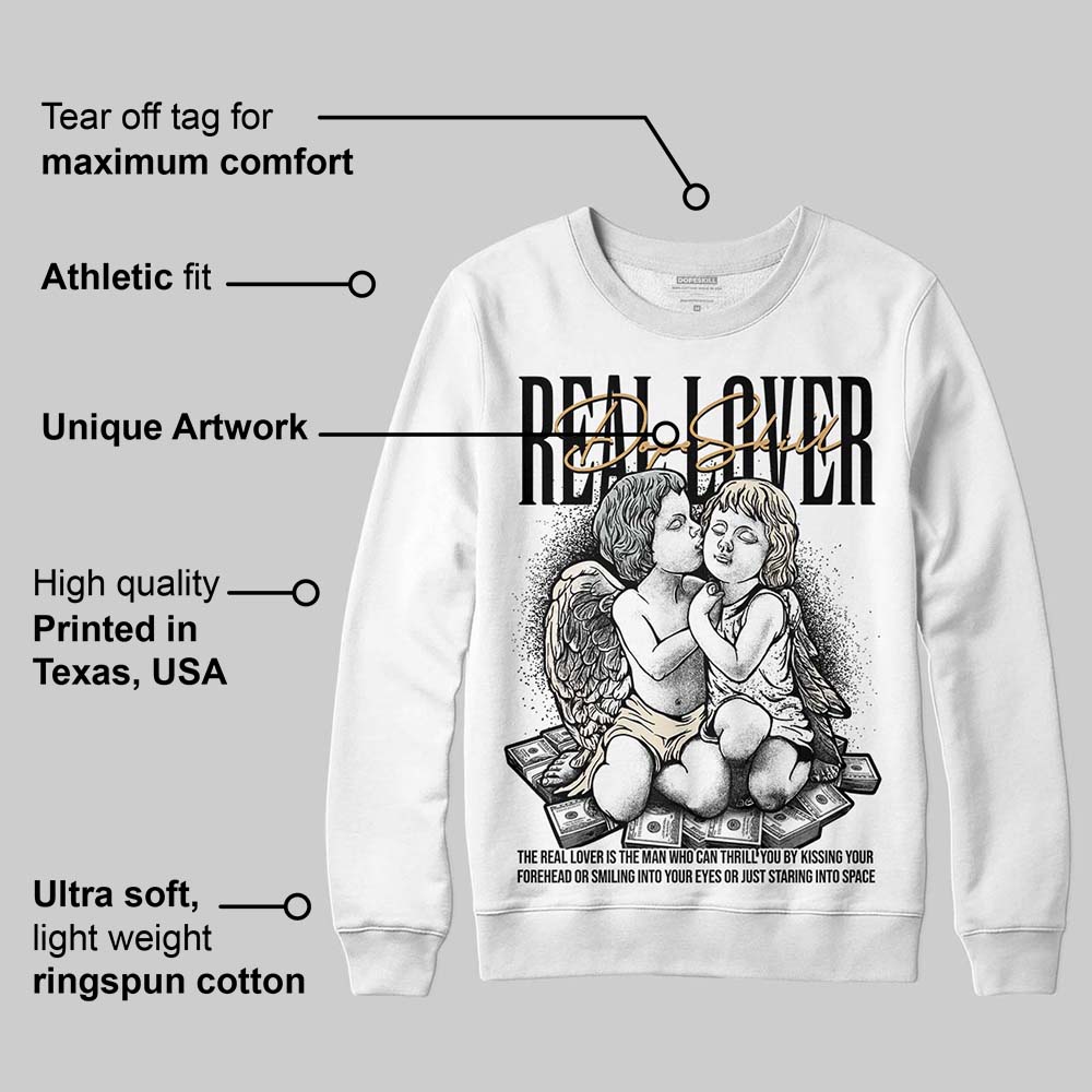 Reverse Metallic 5s superstreetwear Sweatshirt Real Lover Graphic