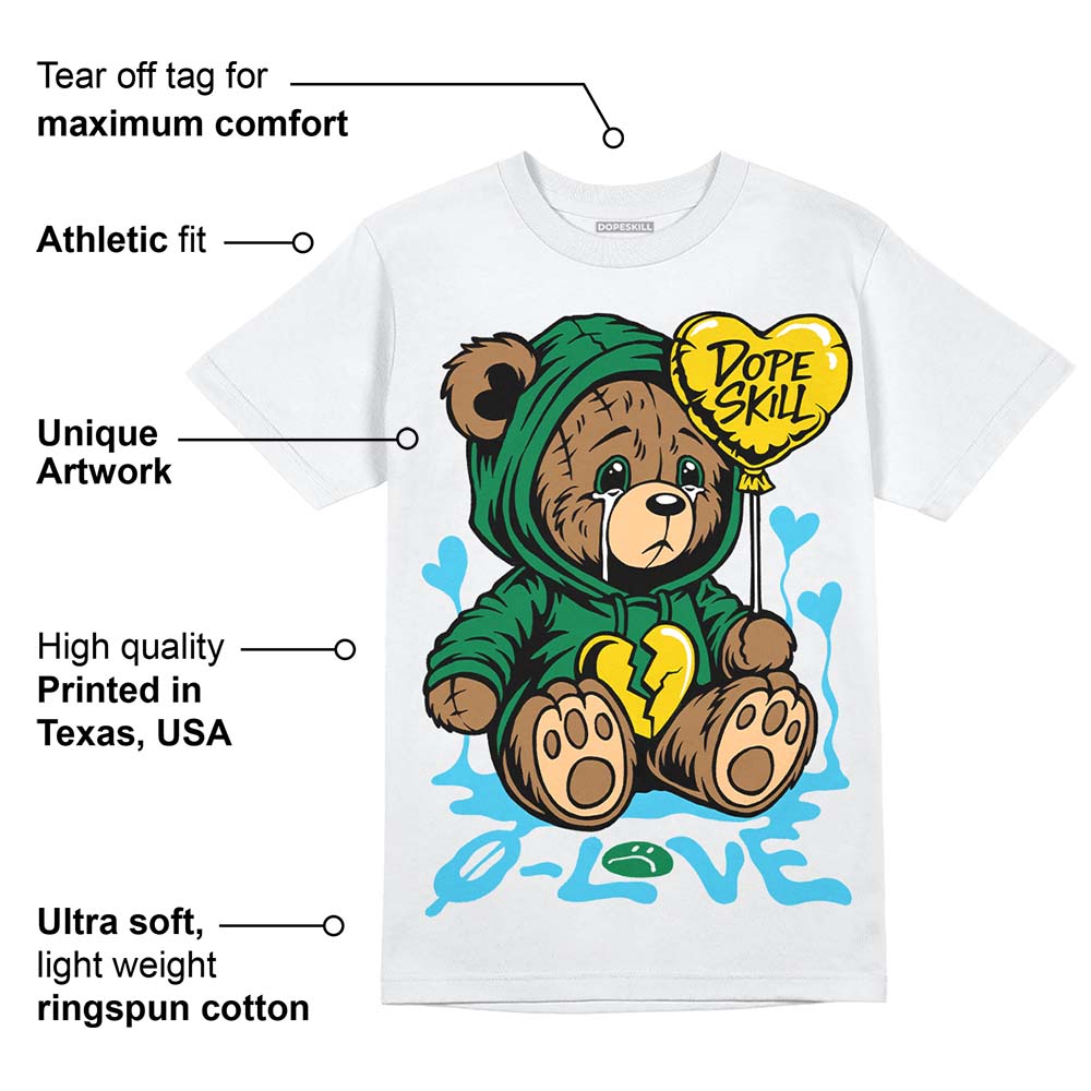 Lucky Green 5s superstreetwear T-Shirt Broken Bear Graphic