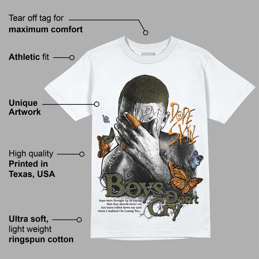 Olive 5s superstreetwear T-Shirt Boys Don't Cry Graphic
