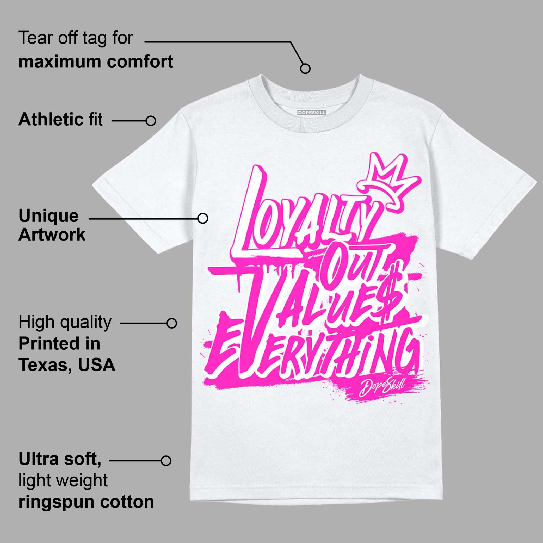 Dunk Low Active Fuchsia superstreetwear T-Shirt LOVE Graphic