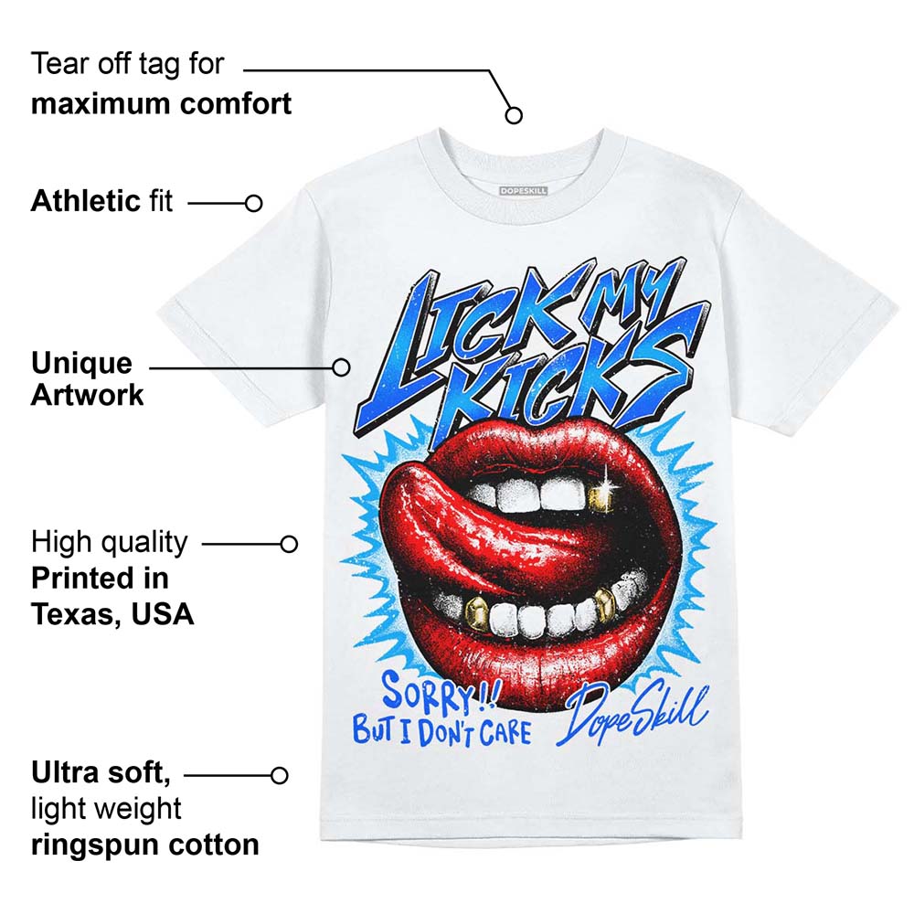Royal Blue Collection superstreetwear T-Shirt Lick My Kicks Graphic