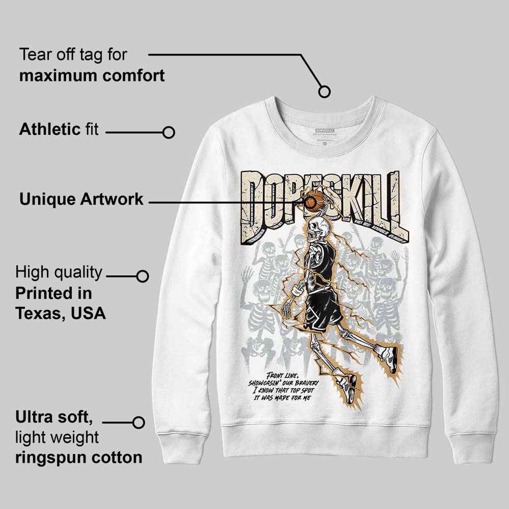 Reverse Metallic 5s superstreetwear Sweatshirt Thunder Dunk Graphic