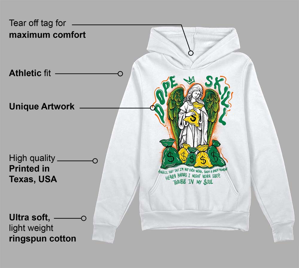 Green Collection superstreetwear Hoodie Sweatshirt Angels Graphic