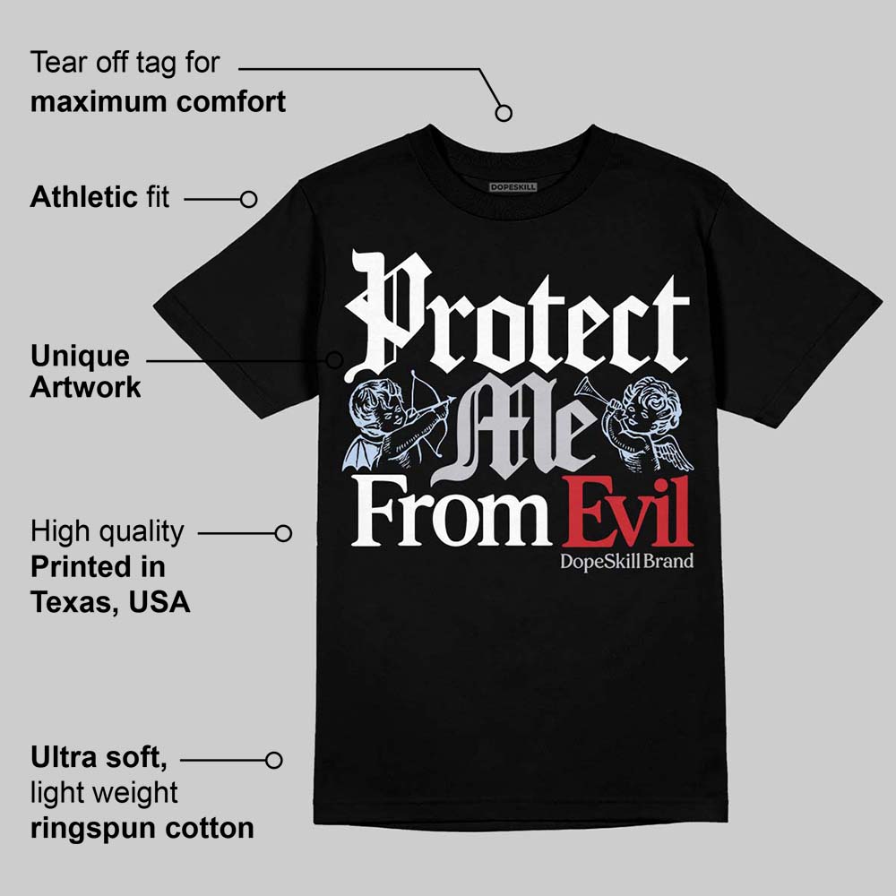 Black Metallic Reimagined 5s superstreetwear T-Shirt Protect Me From Evil Graphic
