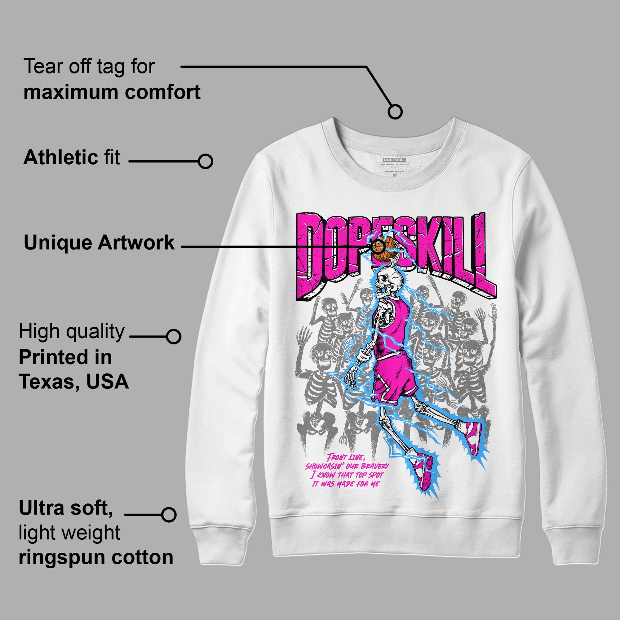 Dunk Low Active Fuchsia superstreetwear Sweatshirt Thunder Dunk Graphic