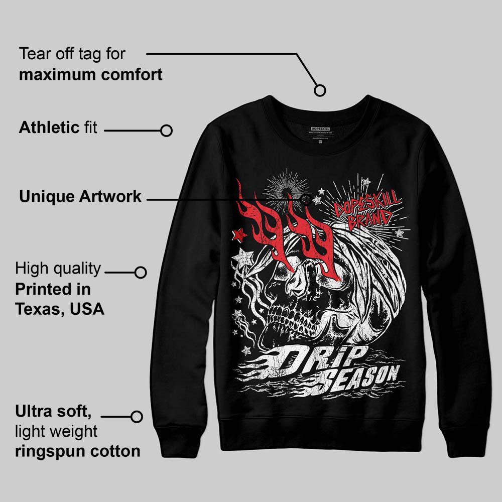 Black and White Collection superstreetwear Sweatshirt Drip Season Graphic